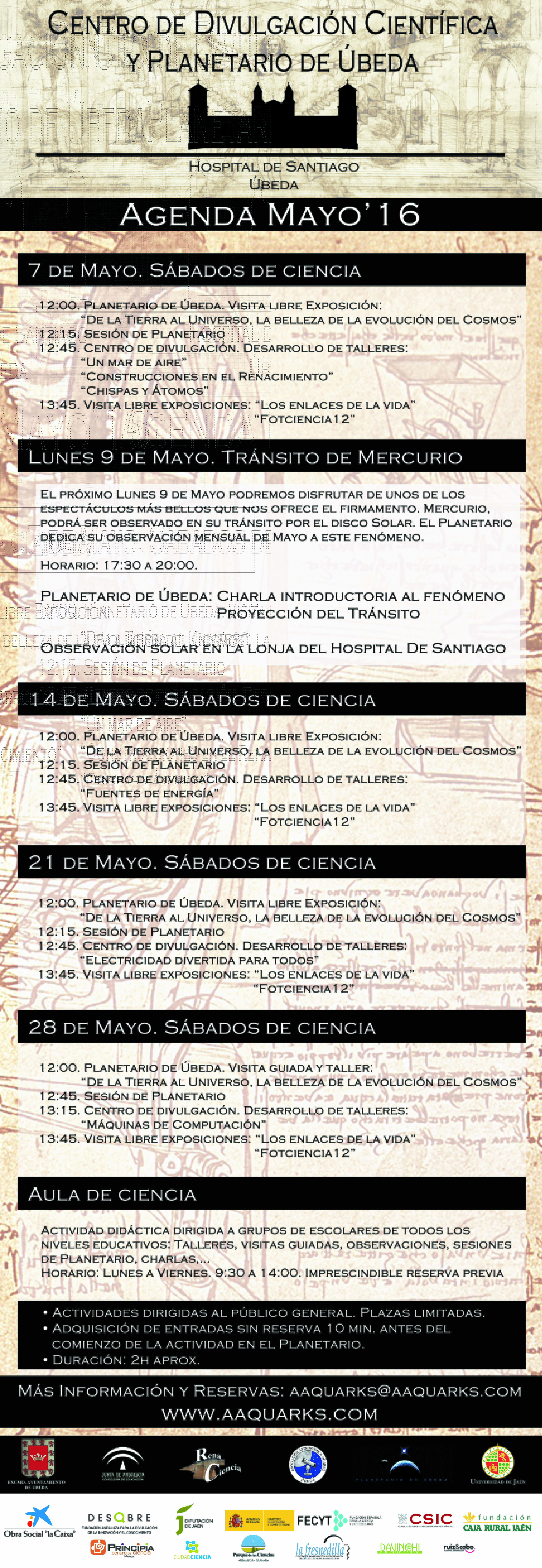 Agenda Mayo 16 MR